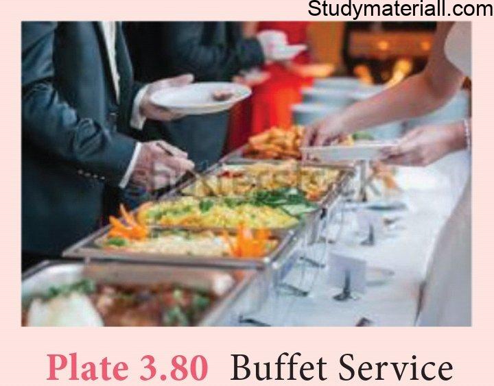 Types of service - In hotel and restaurant; Gueridon, Cafeteria, Counter, Mobile Pantries, Grill Room, Room, Buffet, Take away, Robotic services 8