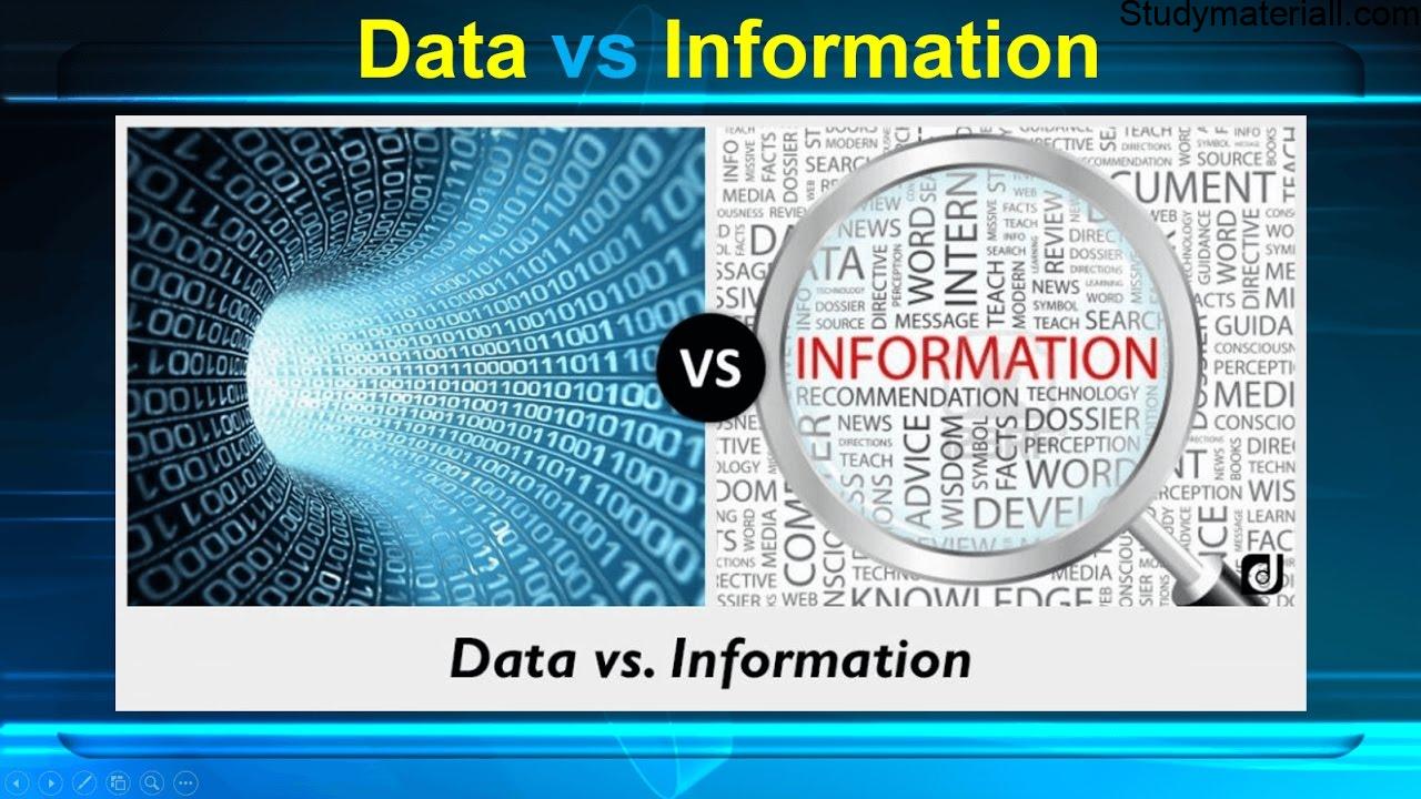Data and Information- what is difference between Data and information- what is meaning of data and information- what is data- what is information-We all know what a computer is? 5