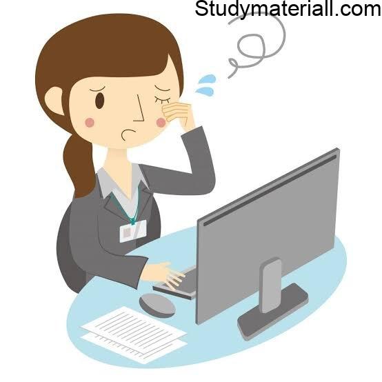Occupational Disorders - Computer Vision Syndrome, Role Of nurse in NCD 2
