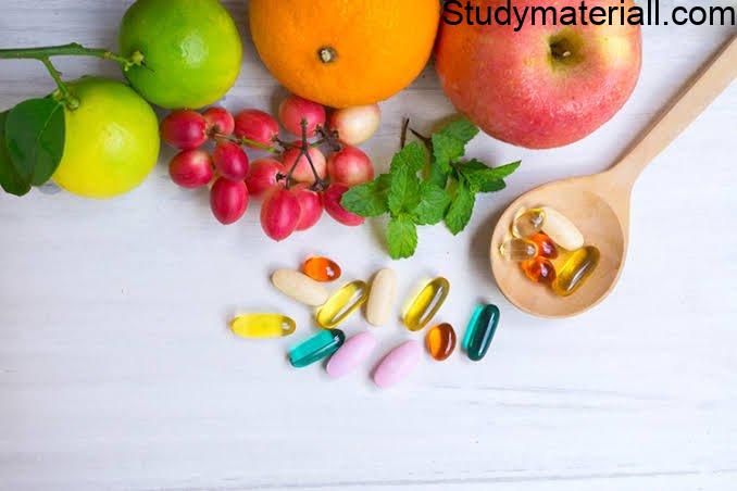 Vitamins, Types of Vitamins and its functions, Fat soluble vitamins, Vitamins A, D, E and K, Vitamin Foods and Vitamins Deficiency 2