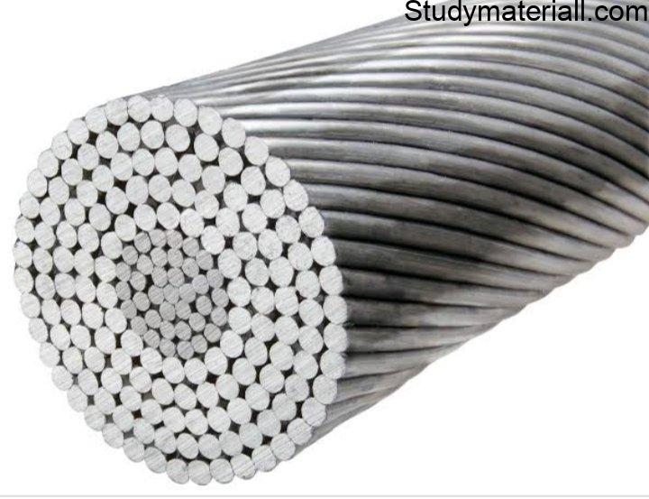 Overhead line transmission - Main components used in overhead lines, Transmission line conductors, Properties of conductors 2
