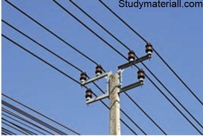Types of poles - Wooden poles, Concrete poles, Tubular steel poles, Latticed steel tower 3
